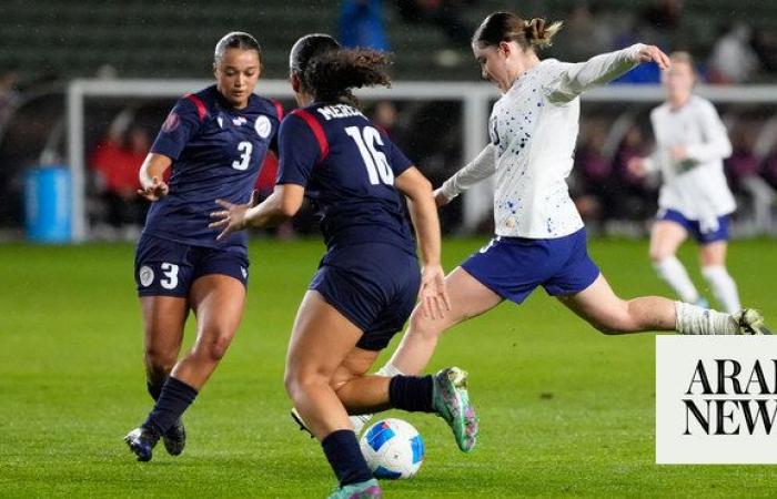Olivia Moultrie scores twice and the US women rout Dominican Republic 5-0