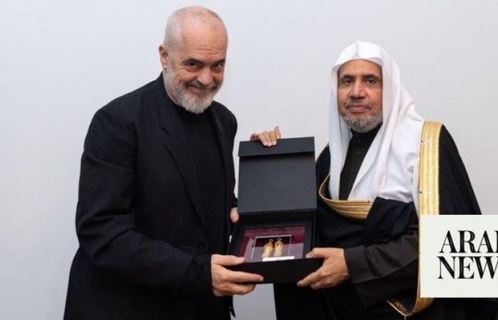 Albania honors MWL chief for promoting global harmony