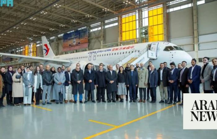 Saudi civil aviation delegation visits Chinese aircraft manufacturing company, economic zone