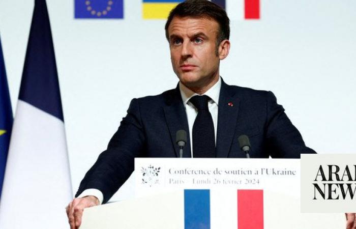 France’s Macron does not rule out Europeans sending troops to Ukraine