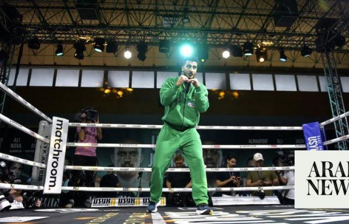 Saudi boxer Ziyad Almaayouf ready to become ‘superhero’ for his people