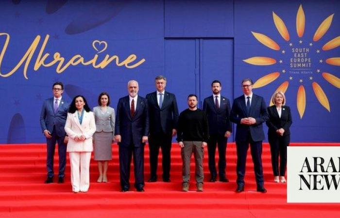 Ukraine’s Zelensky seeks Balkan arms, support at summit in Albania