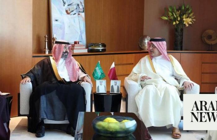 Saudi, Qatari communications ministers discuss joint initiatives to support growth of digital economy