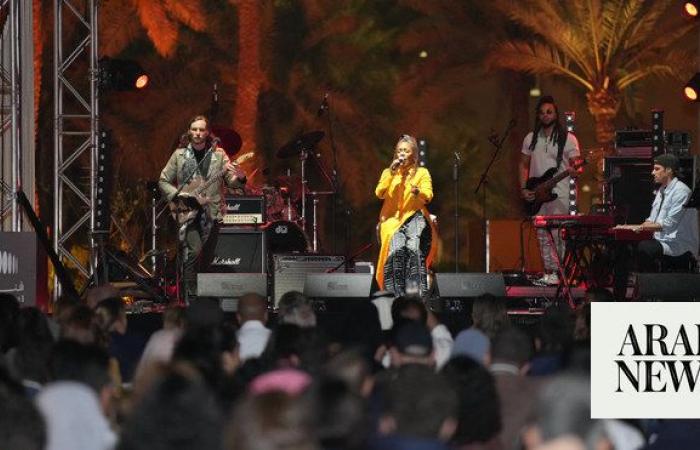 US singer China Moses wows Riyadh audience with jazz fusion