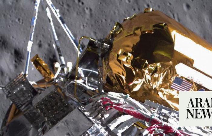 First US moon lander in half a century stops working a week after tipping over at touchdown