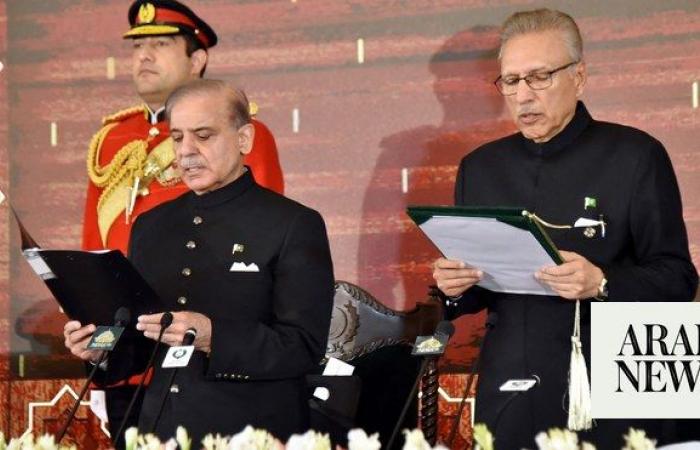 Shehbaz Sharif sworn in as Pakistan’s prime minister, capping weeks of political upheaval