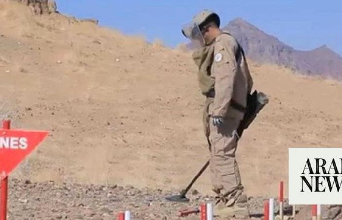 Saudi project clears 669 Houthi mines in Yemen