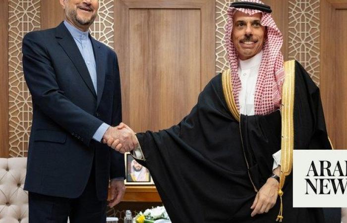 Saudi, Iran foreign ministers discuss Gaza developments in Jeddah