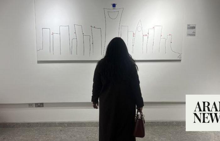 Exhibition at Saudi creative hub shows anonymous artist’s personality