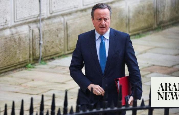 UK’s Cameron describes ‘tough but necessary’ conversation with Israel’s Gantz