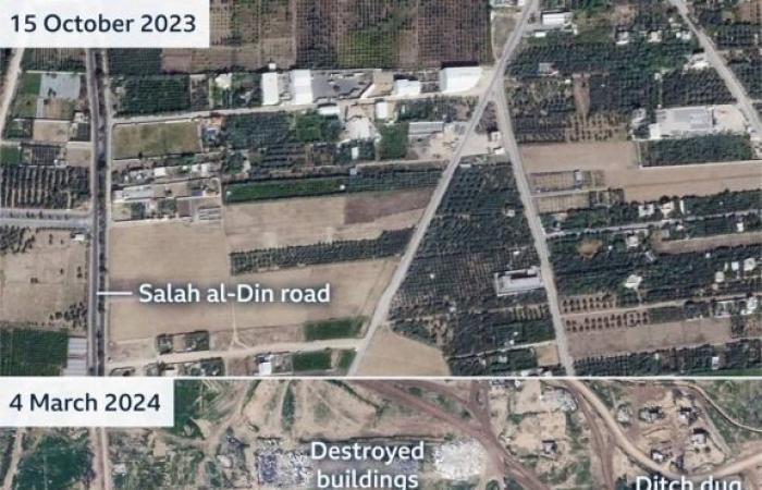 IDF completes road across width of Gaza, satellite images show