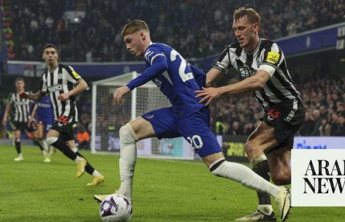 Palmer stars for Chelsea as Newcastle beaten 3-2 in English league thriller