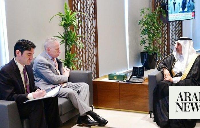 Saudi aid chief, US envoy discuss Gaza relief efforts in Riyadh