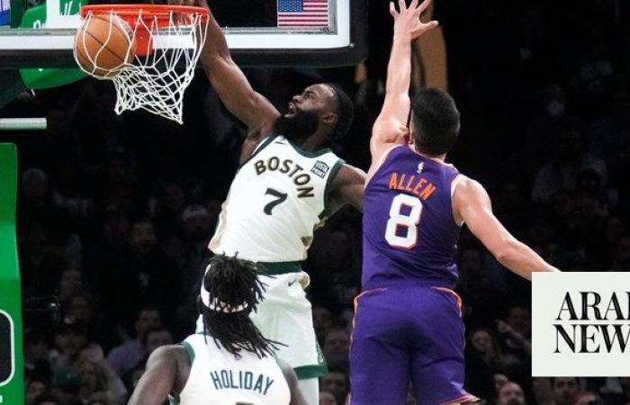Celtics blow past Suns, Thunder back on top