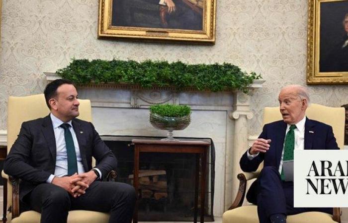 Gaza casts pall over Irish PM’s St. Patrick’s Day talks with Biden