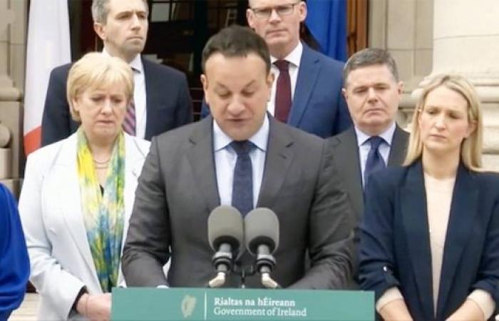 Varadkar to step down as Irish prime minister and party leader