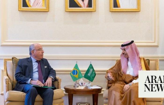 Saudi, Brazilian foreign ministers hold talks in Jeddah