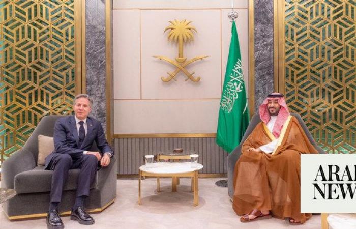 Saudi crown prince, Blinken discuss situation in Gaza 