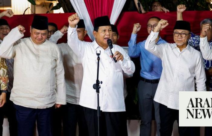 Indonesia’s defense chief Subianto is declared election winner, but 2 rivals refuse to concede defeat