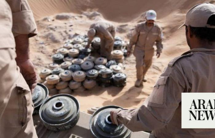 Saudi project clears 629 Houthi mines in Yemen