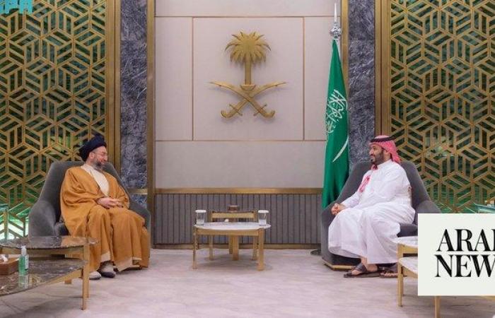 Saudi crown prince, Iraq’s National Wisdom Movement chairman discuss relations 