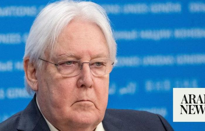 UN humanitarian chief Martin Griffiths is stepping down for health reasons