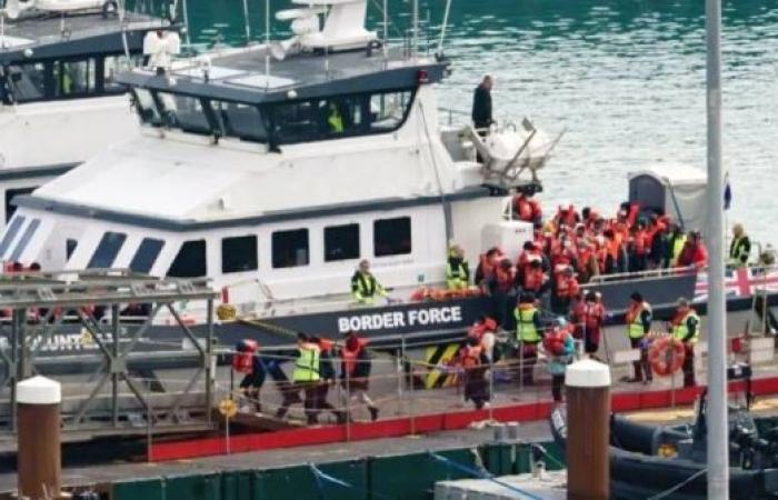 Children among those brought ashore at Dover