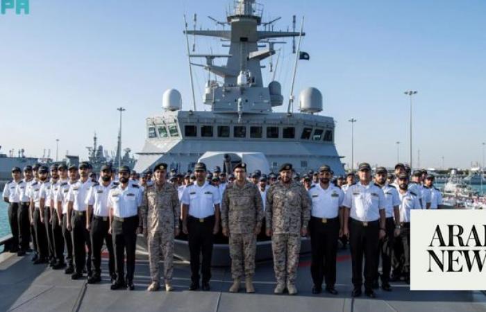 Royal Saudi Navy receives Spanish-made vessel Hail at King Faisal Naval Base