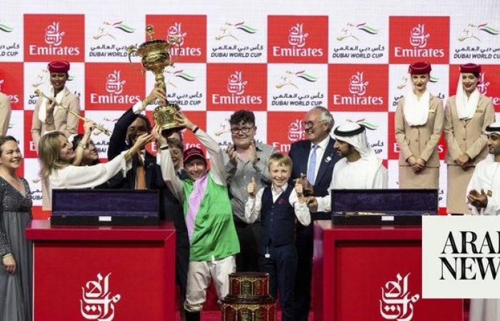 Laurel River wins $12m Dubai World Cup by record 8 1/2 lengths