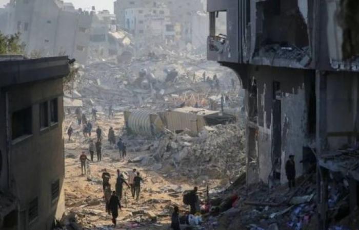 Gaza hospital in ruins after two-week Israeli raid