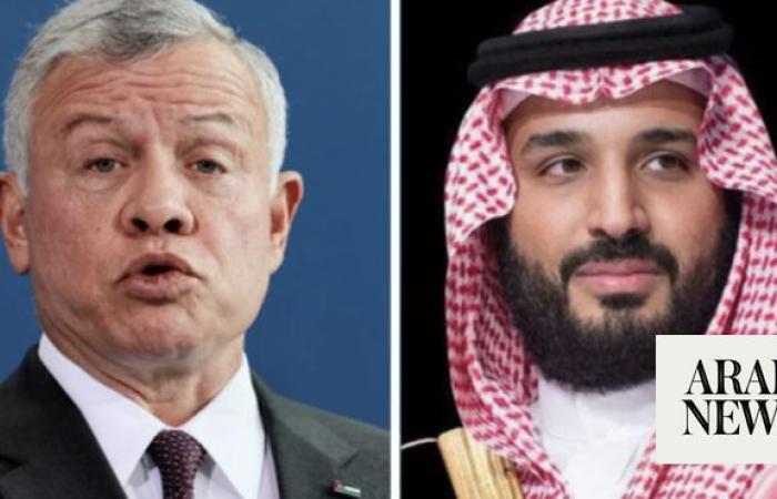 Saudi crown prince, Jordan’s King Abdullah II discuss Gaza crisis