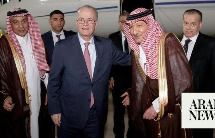 Saudi deputy foreign minister receives Palestinian PM in Jeddah