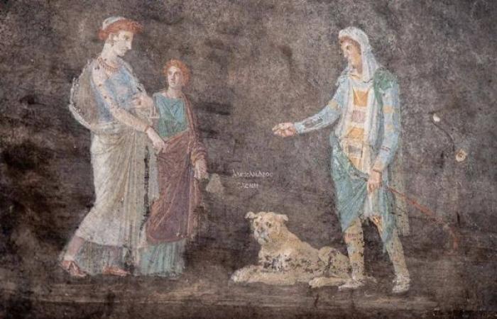 Breathtaking new paintings found at ancient city of Pompeii