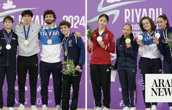 Francillonne, Aebersold victorious at junior fencing championships in Riyadh