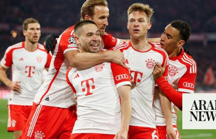 Kimmich header powers Bayern Munich past Arsenal and into Champions League final four
