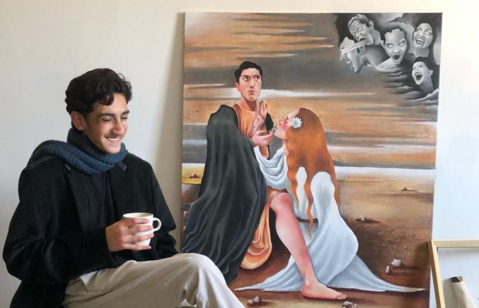 Art is ‘translating feelings,’ says 16-year-old Saudi artist