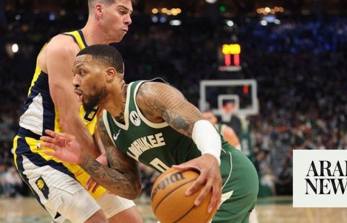 Lillard leads short-handed Bucks over Pacers, Clippers and Celtics win playoff openers