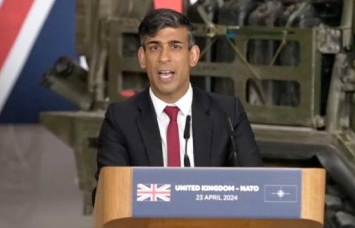 Sunak pledges to boost UK defense spending to 2.5% of GDP by 2030