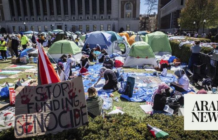 Columbia University cites progress with Gaza war protesters following encampment arrests