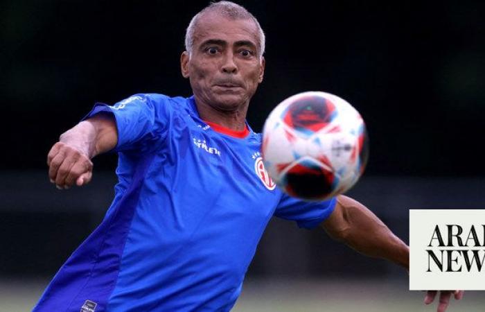 Brazil’s Romario returns to training at age 58, scores twice and keeps sharp tongue