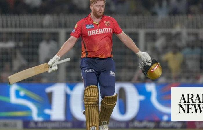 ‘Ballistic’ Bairstow stars as Punjab pull off record T20 chase in IPL win over Kolkata Knight Riders
