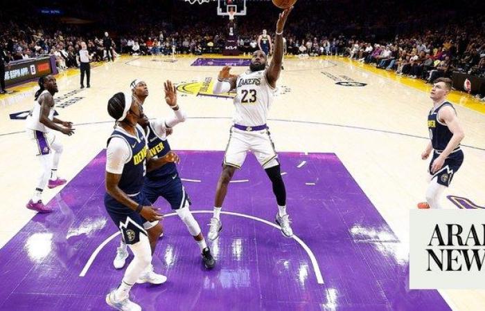 LeBron stars as Lakers stay alive with win over Nuggets