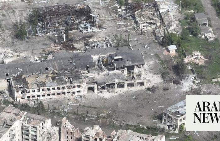 Drone footage shows devastation in Ukraine’s strategic eastern city of Chasiv Yar as Russians advance