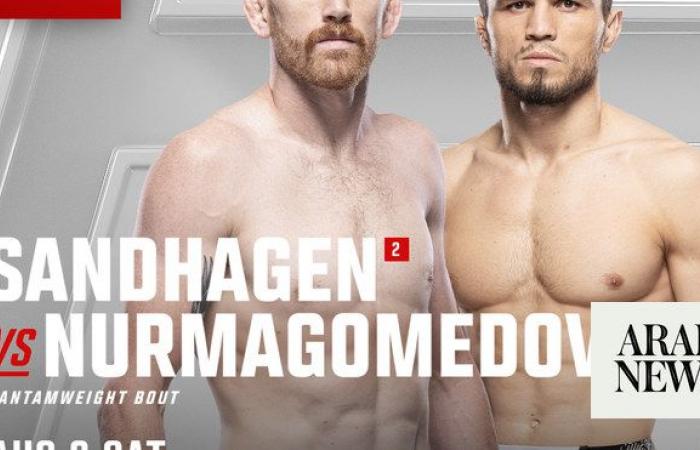 Sandhagen to face Nurmagomedov at UFC fight night in Abu Dhabi