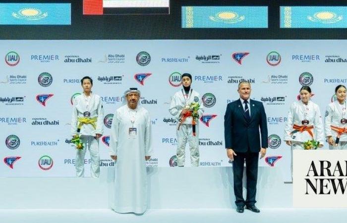 UAE claims 9 medals on opening day of Jiu-Jitsu Asian Youth Championship