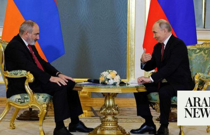 Armenia’s prime minister in Russia for talks amid strain in ties