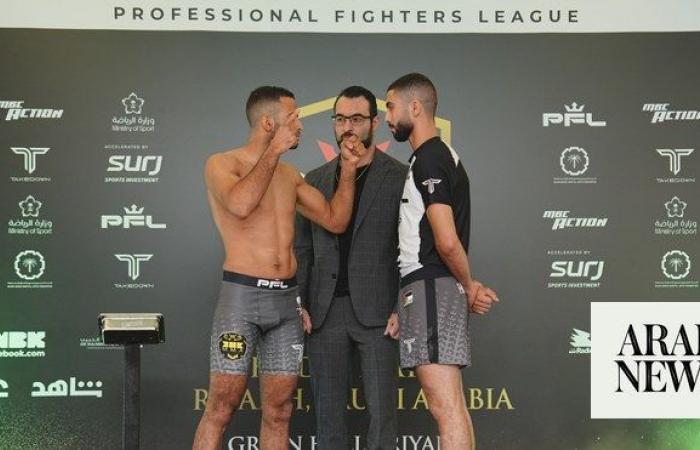 Change of opponent for Saudi fighter Al-Qahtani after PFL MENA weigh-ins