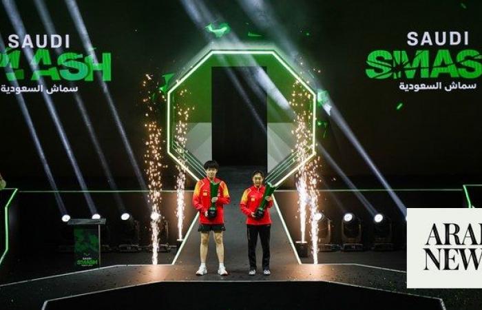 Chinese duo Wang Chuqin, Chen Meng take men’s, women’s singles titles at Saudi Smash