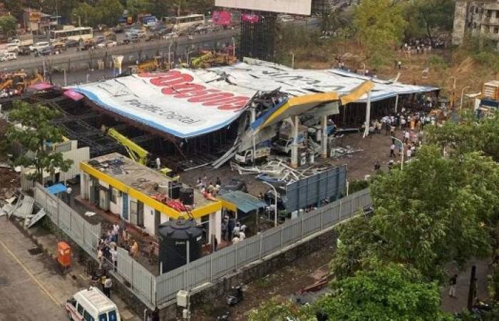 Billboard collapse during thunderstorm kills 14 in Mumbai