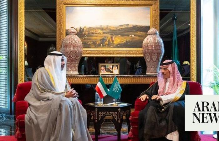 Saudi FM meets with Kuwaiti counterpart